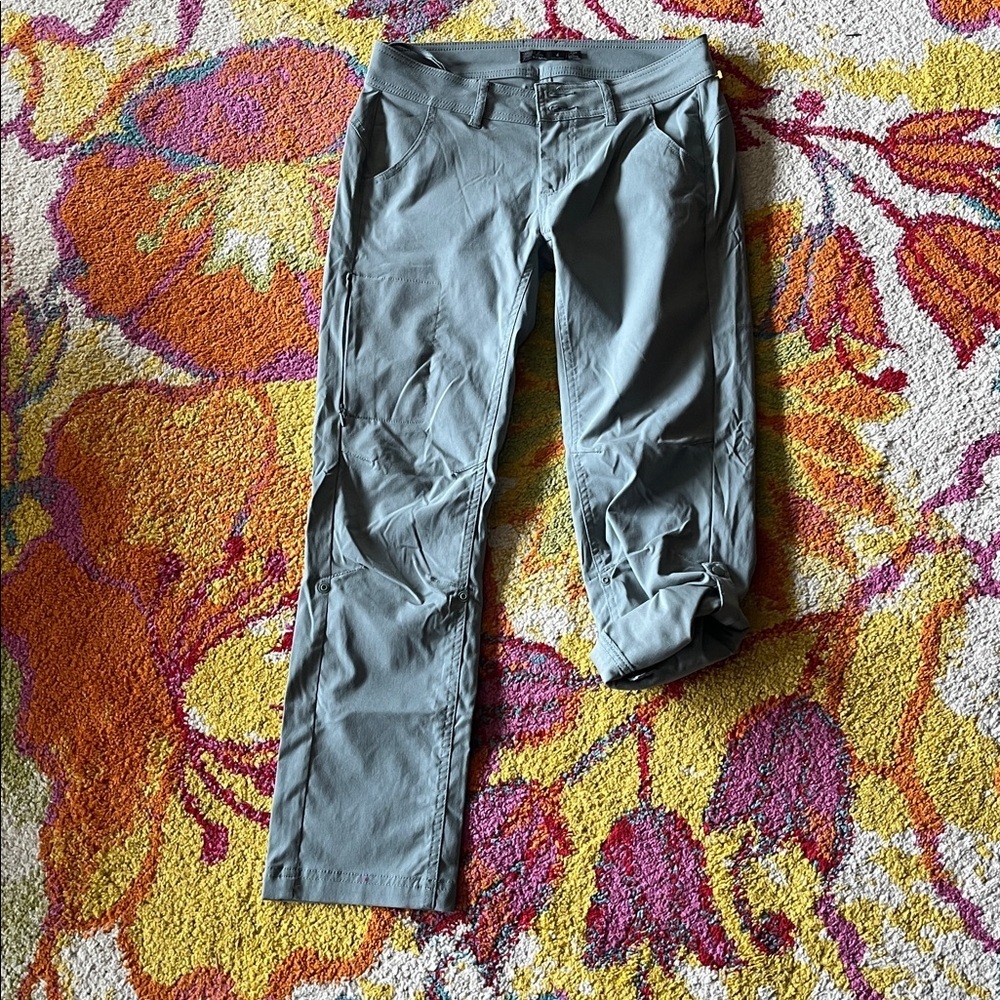 Womens PRANA HALLE ZION PANTS SIZE 8 ROLL UP PANTS - Picture 3 of 9